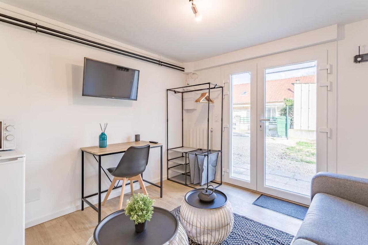 Le Studio Providence - Parking Prive - Terrasse Troyes Luaran gambar